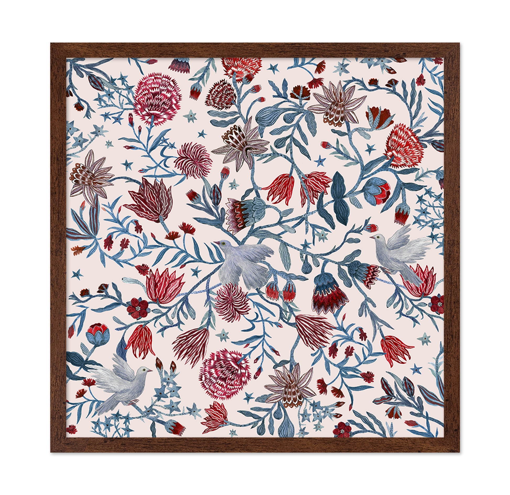 Floral Dove Pattern