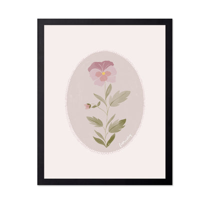 February Violet Bloom