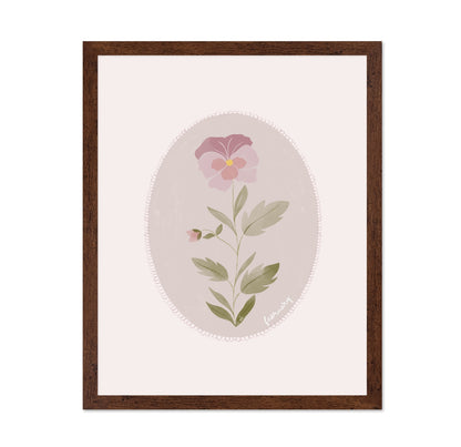 February Violet Bloom