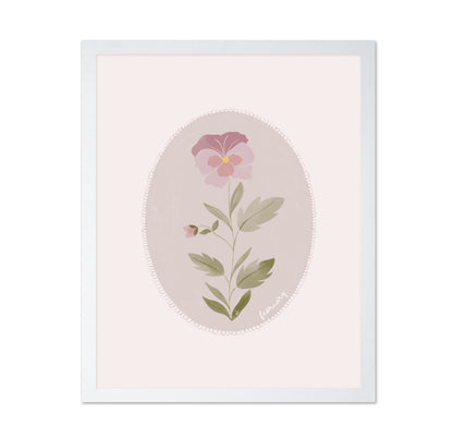 February Violet Bloom