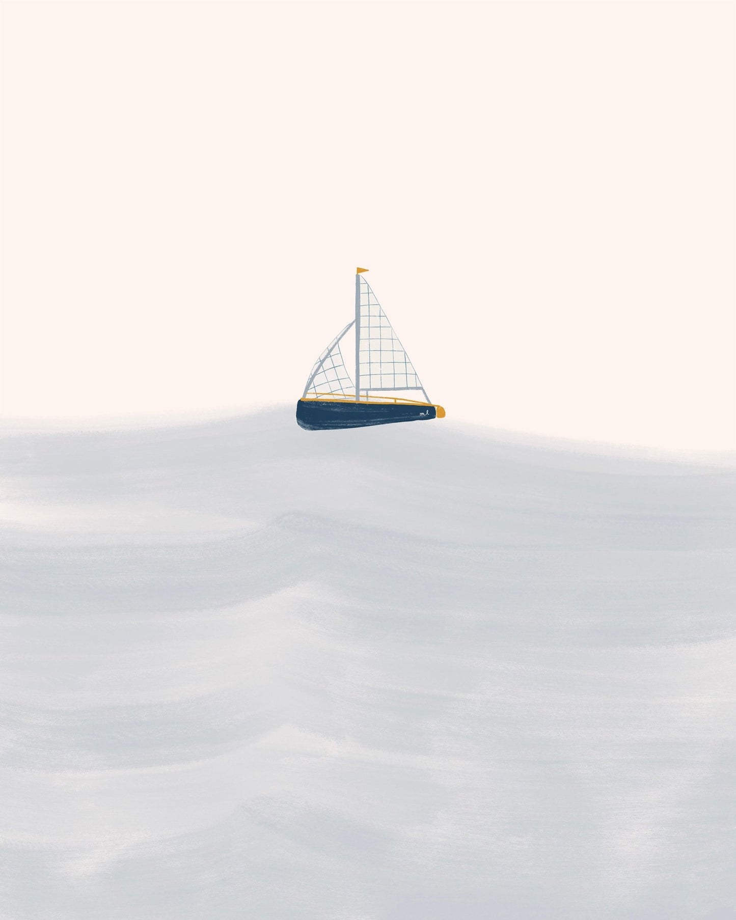 Minimal Sailing Boat