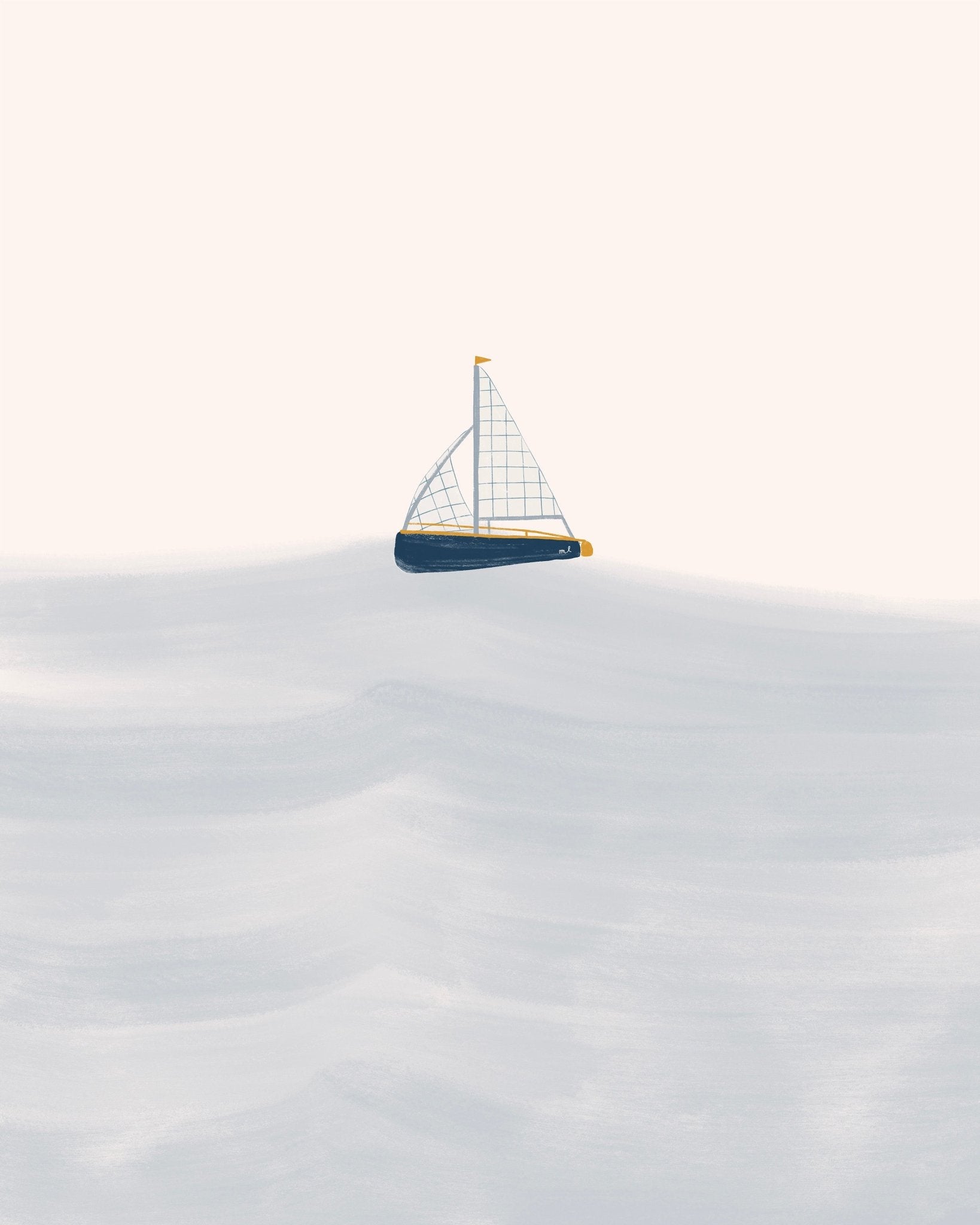Minimal Sailing Boat