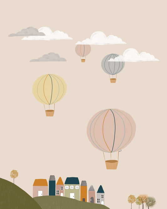 Pastel Balloon Sky