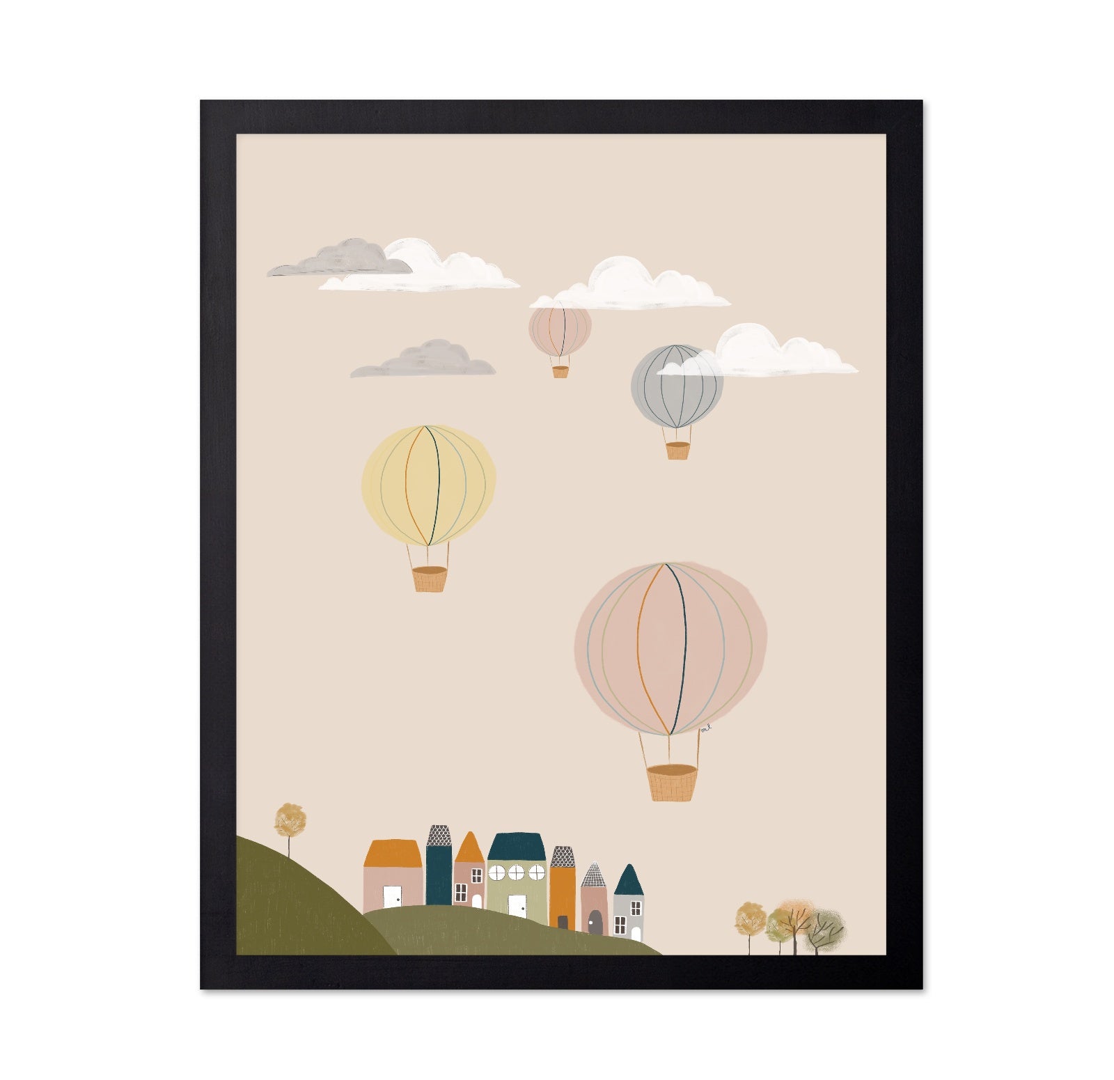 Pastel Balloon Sky