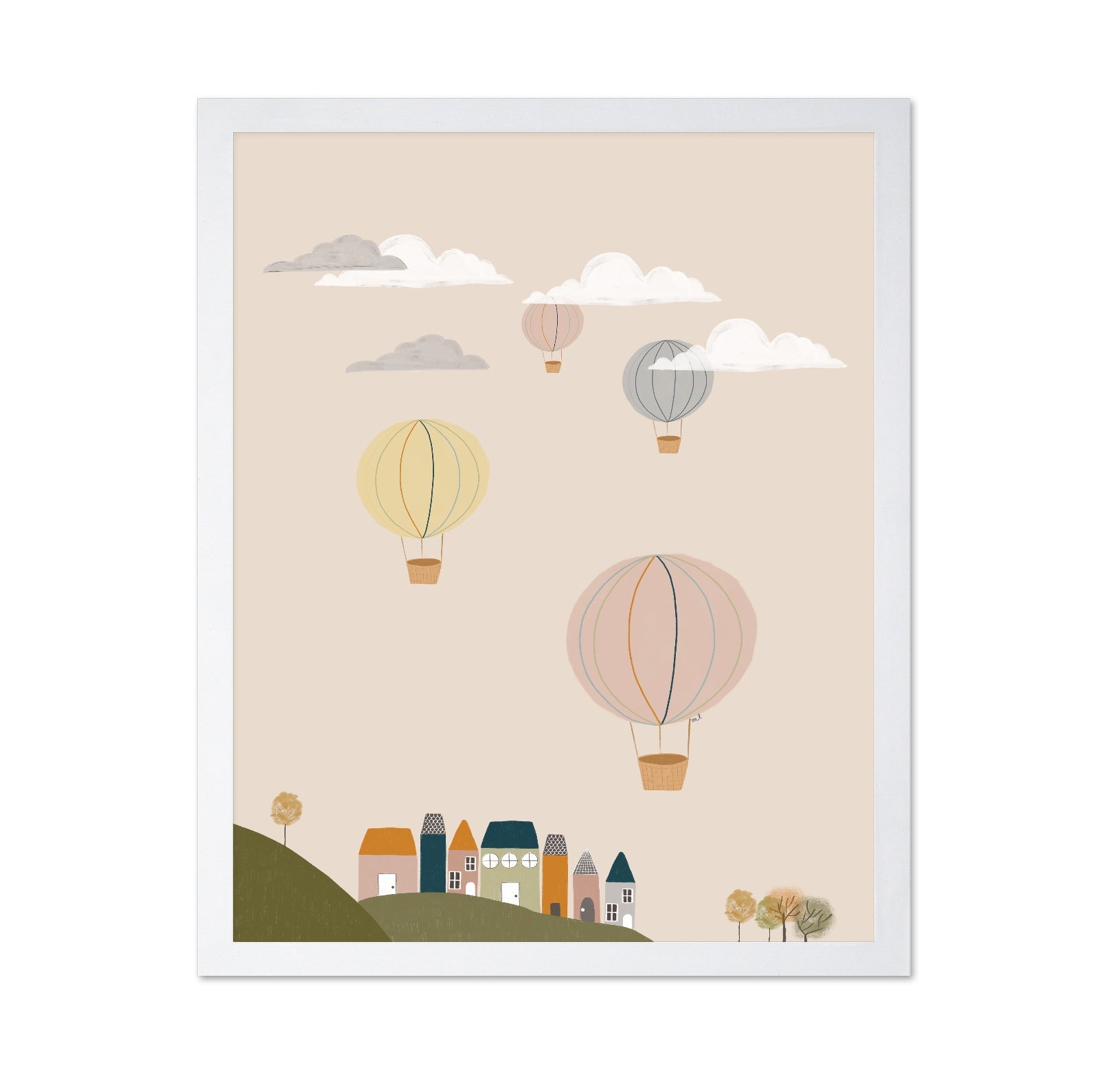 Pastel Balloon Sky