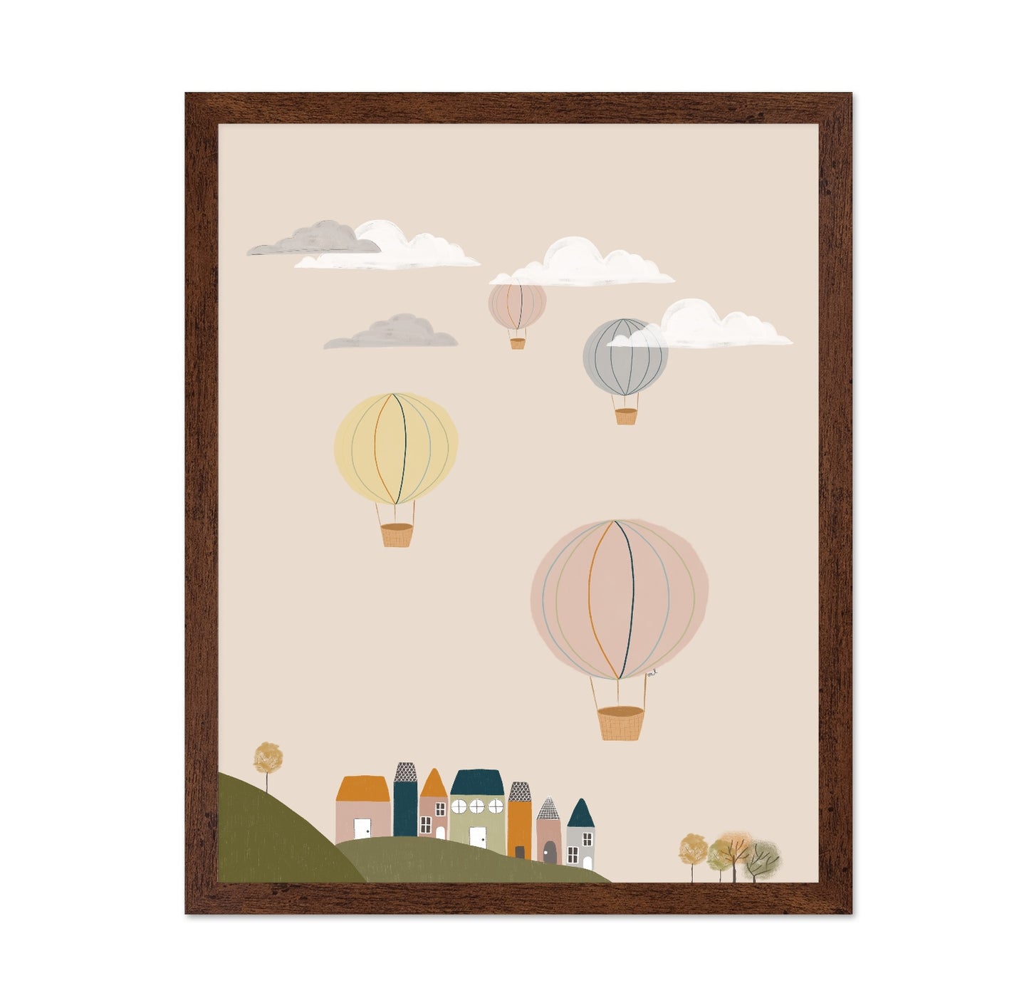 Pastel Balloon Sky