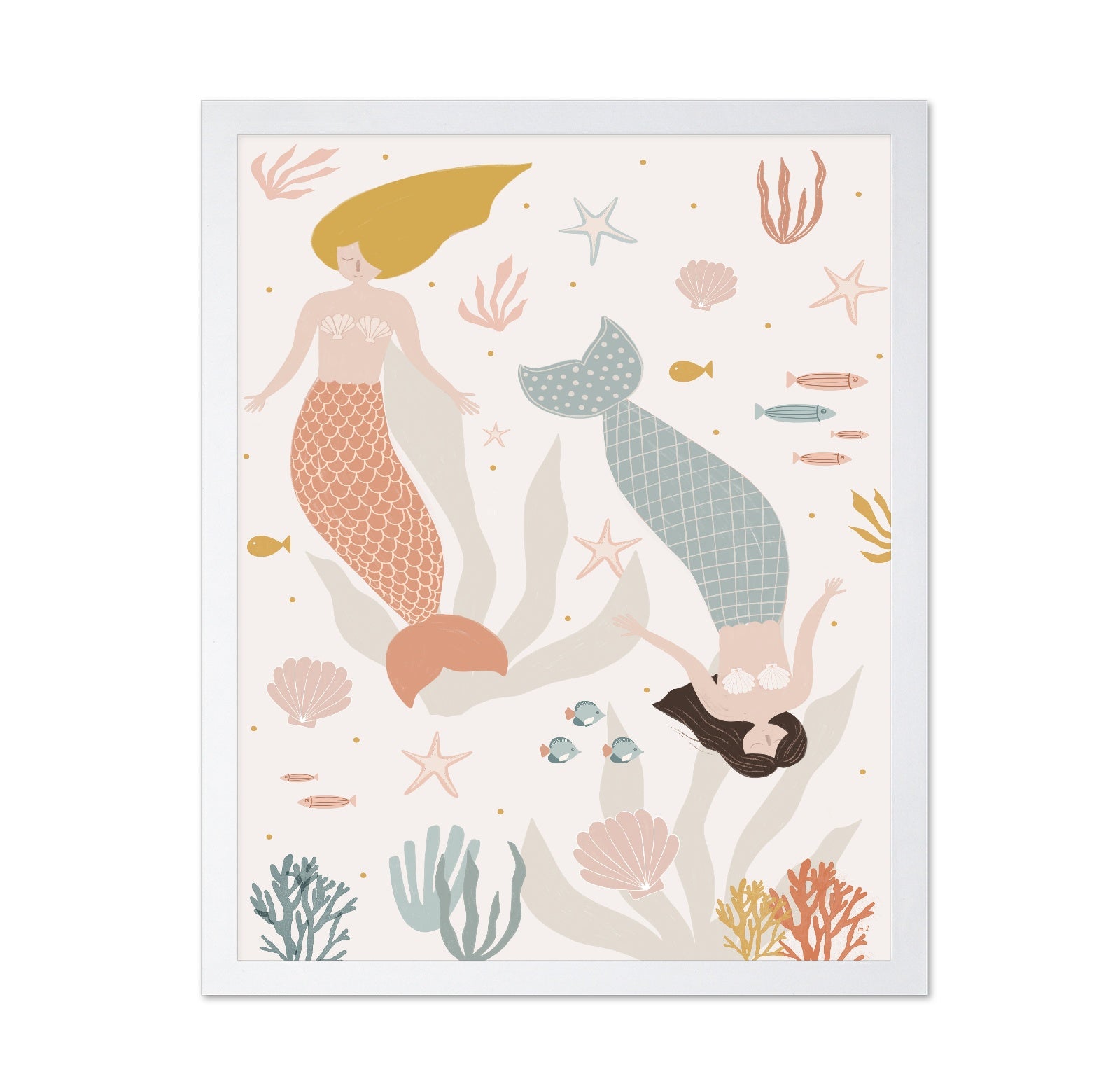 Pastel Mermaid Duo