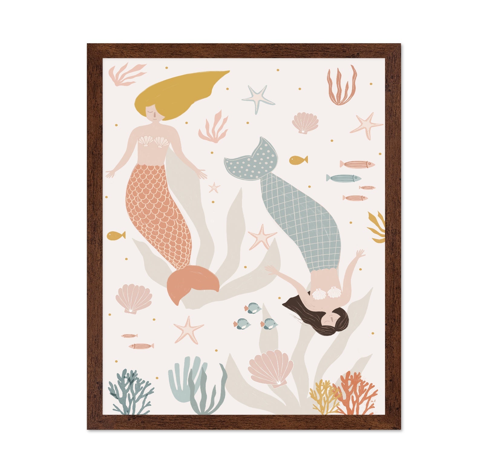 Pastel Mermaid Duo