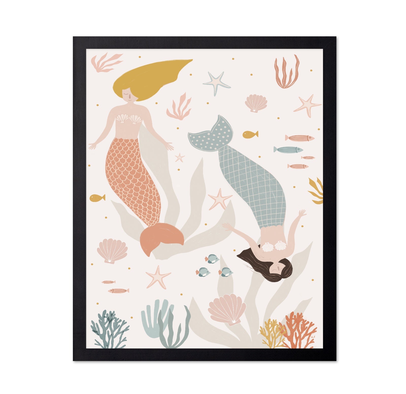 Pastel Mermaid Duo