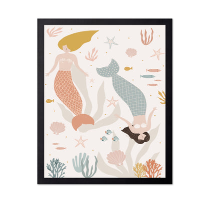 Pastel Mermaid Duo