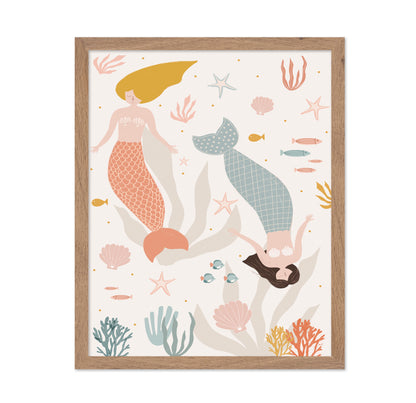 Pastel Mermaid Duo