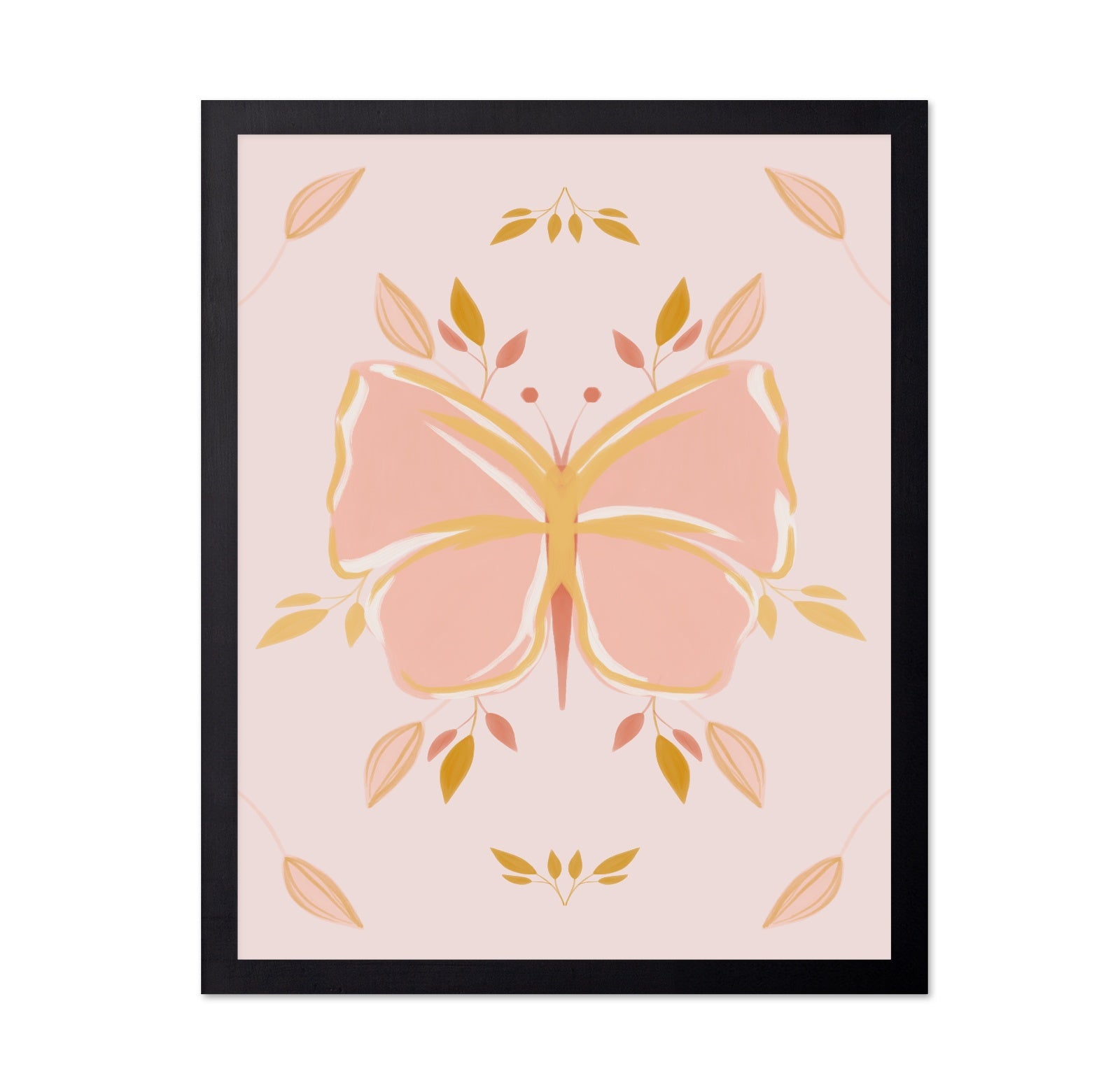 Pastel Butterfly Bloom