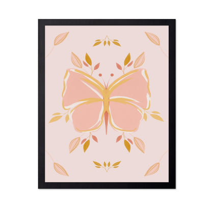 Pastel Butterfly Bloom