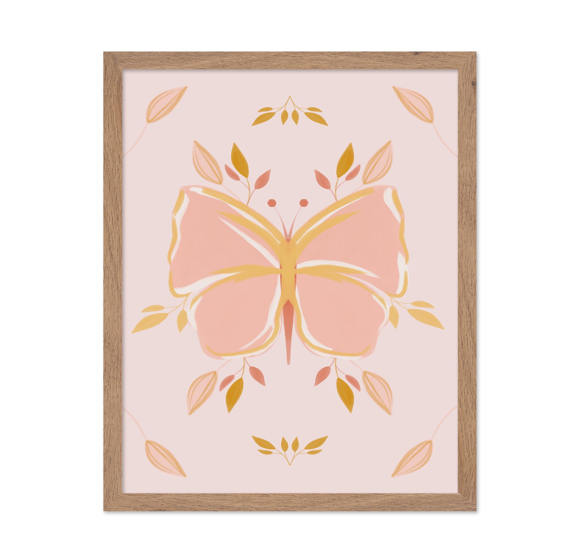 Pastel Butterfly Bloom
