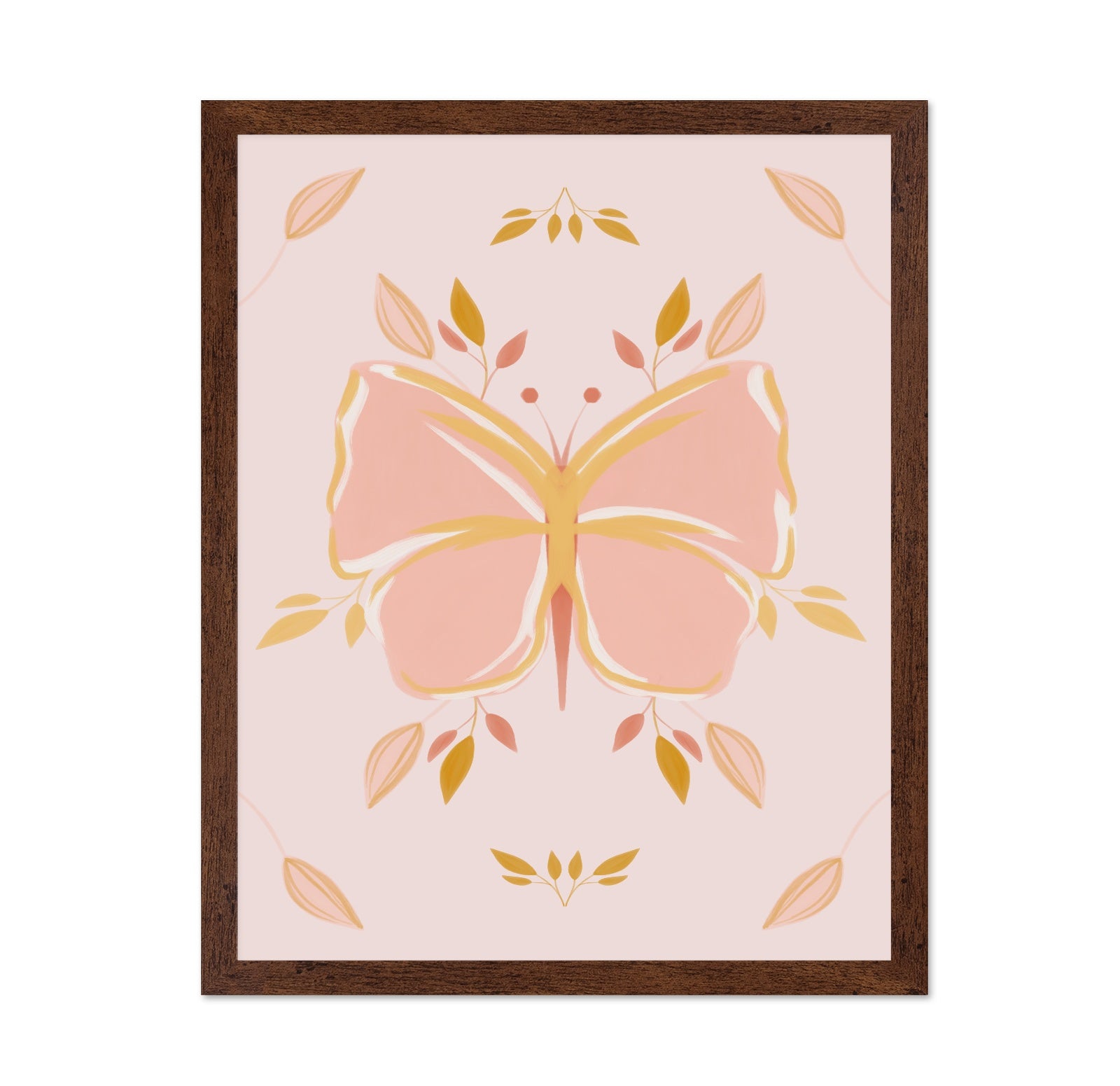 Pastel Butterfly Bloom