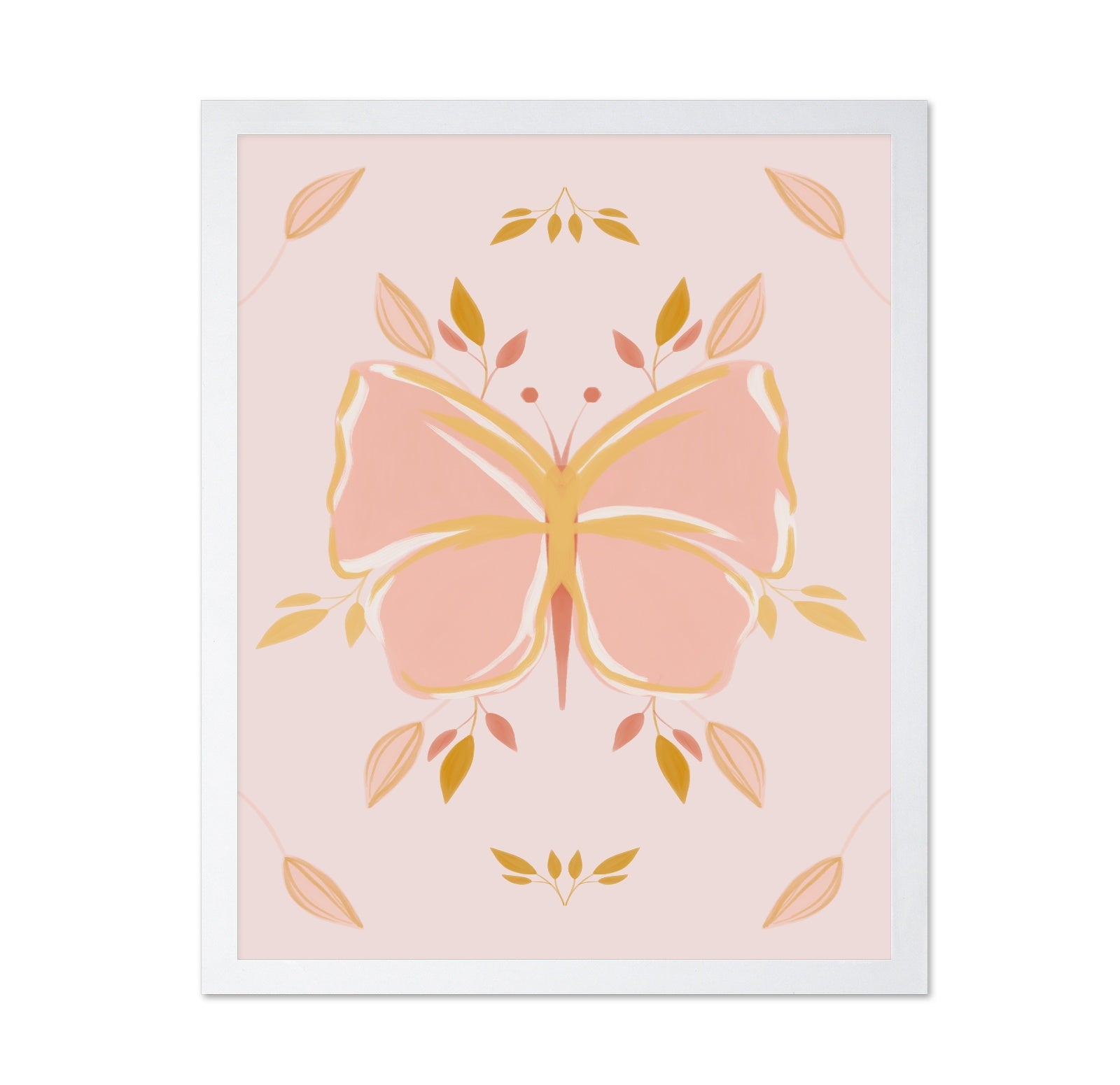 Pastel Butterfly Bloom