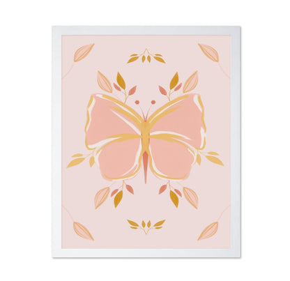 Pastel Butterfly Bloom