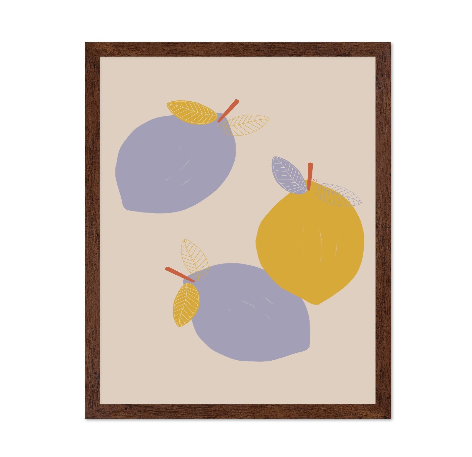 Pastel Lemon Trio