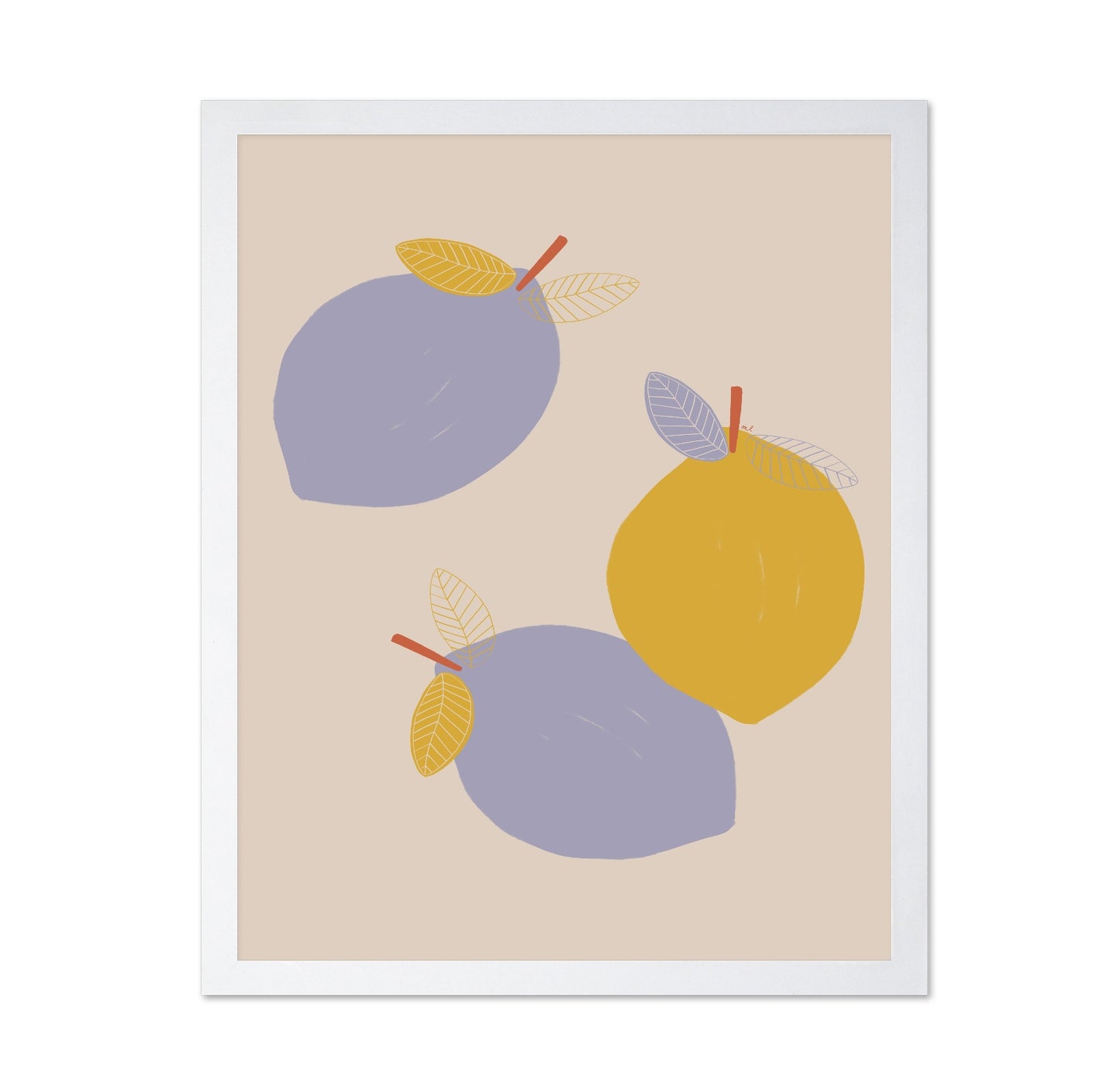 Pastel Lemon Trio
