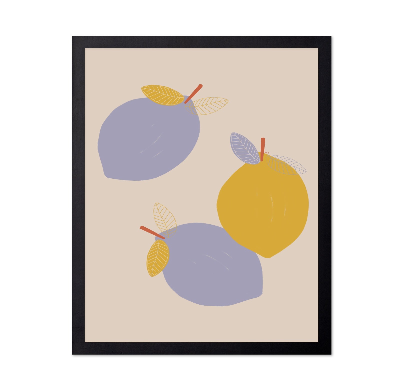 Pastel Lemon Trio