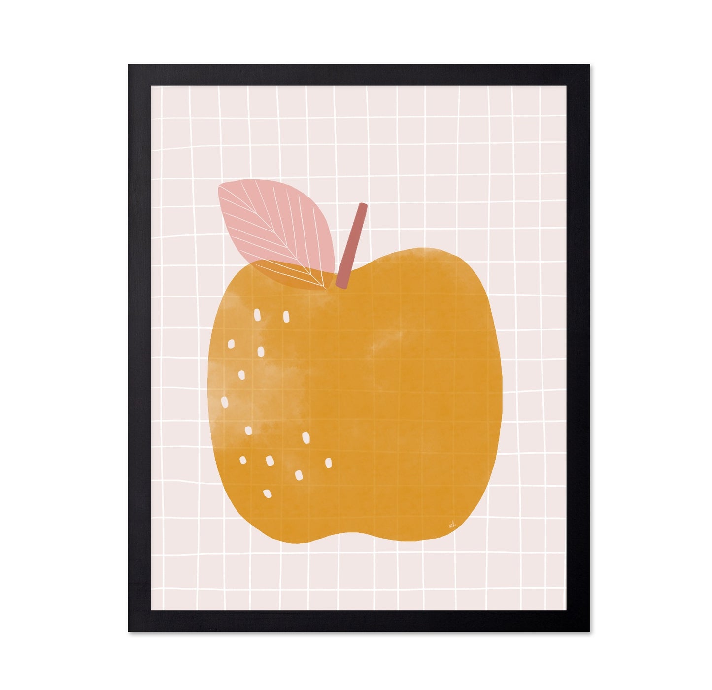 Minimal Yellow Apple