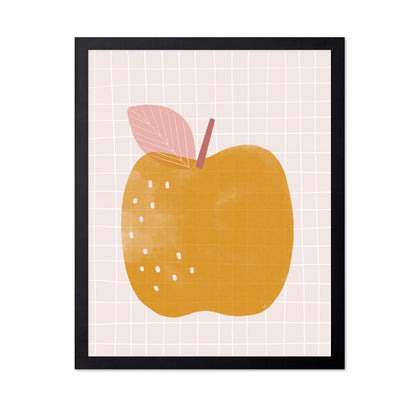 Minimal Yellow Apple