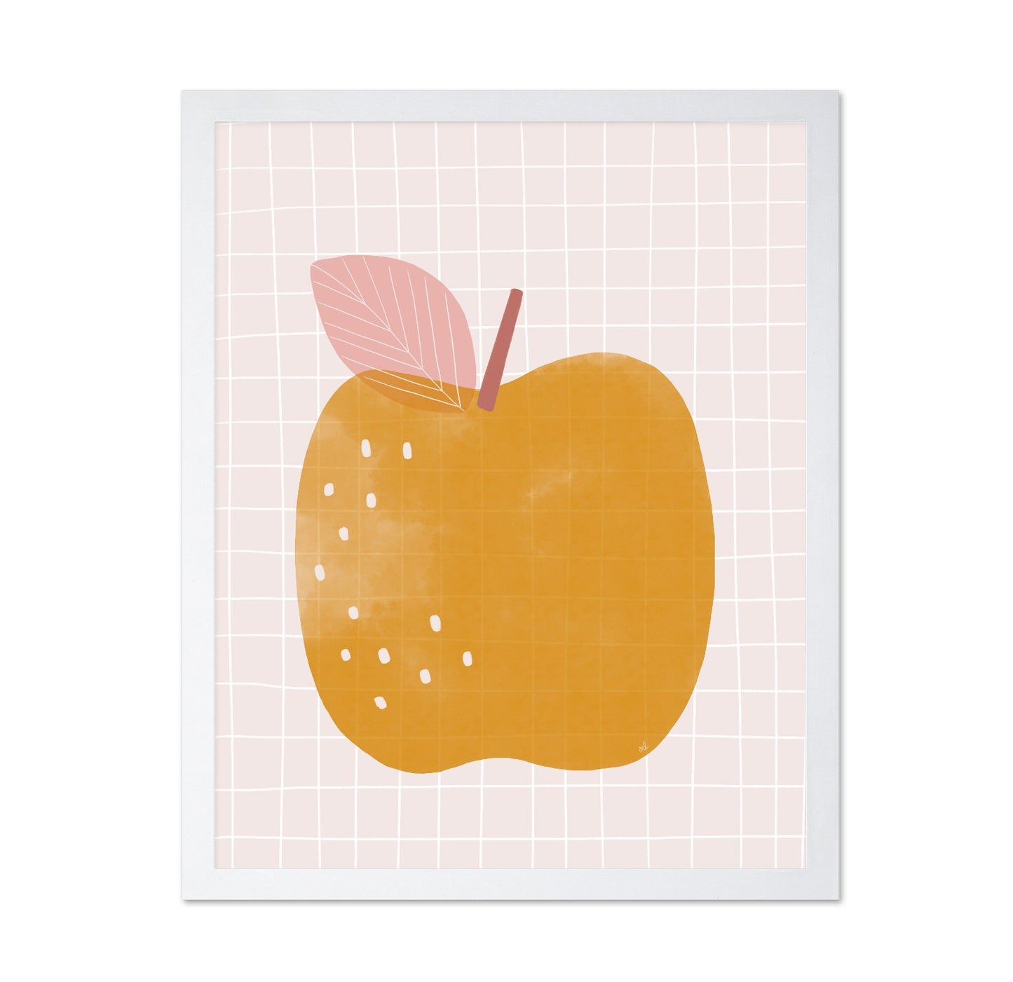 Minimal Yellow Apple