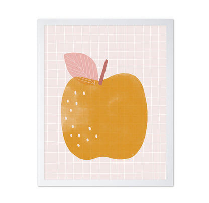 Minimal Yellow Apple