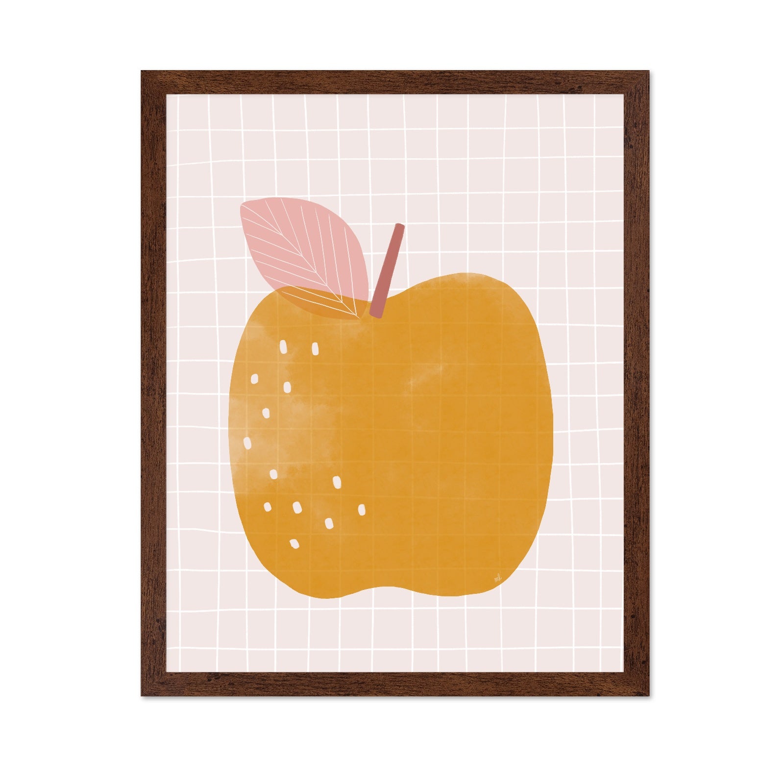 Minimal Yellow Apple