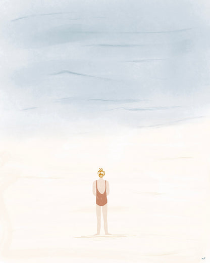 Solitary Beach Figure