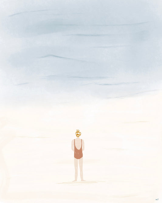 Solitary Beach Figure
