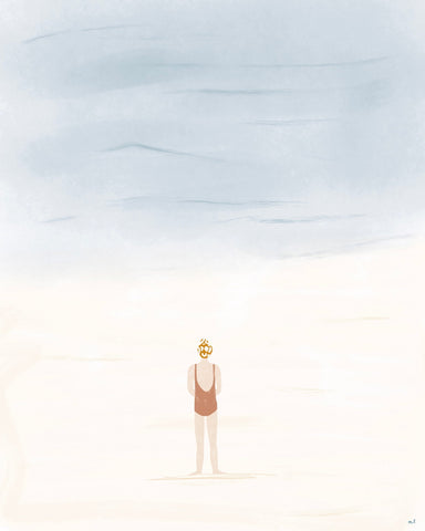 Solitary Beach Figure