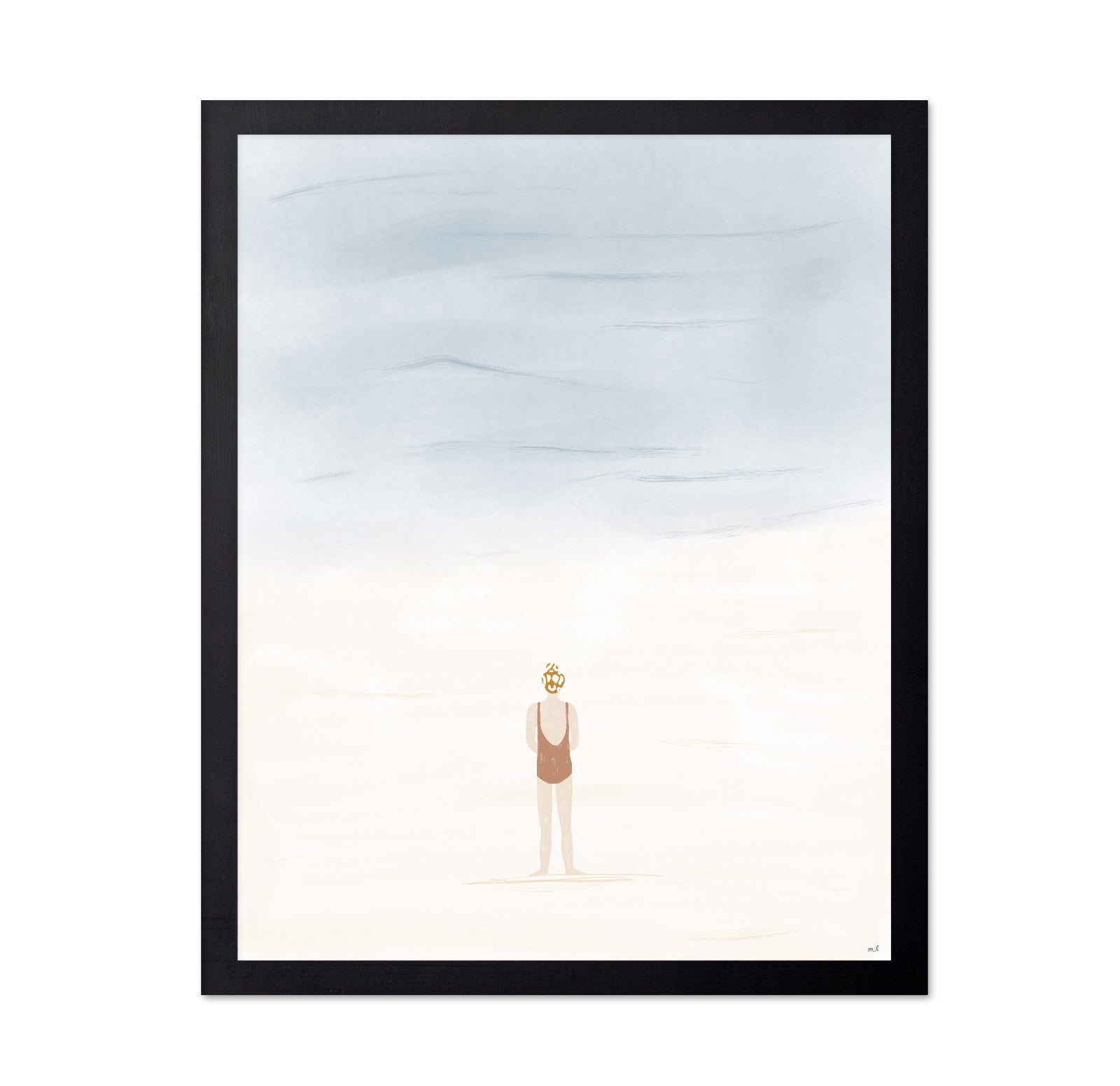 Solitary Beach Figure