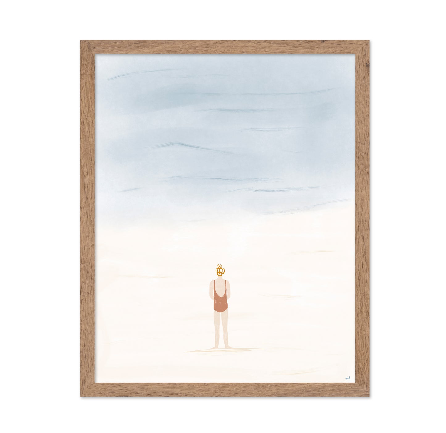 Solitary Beach Figure