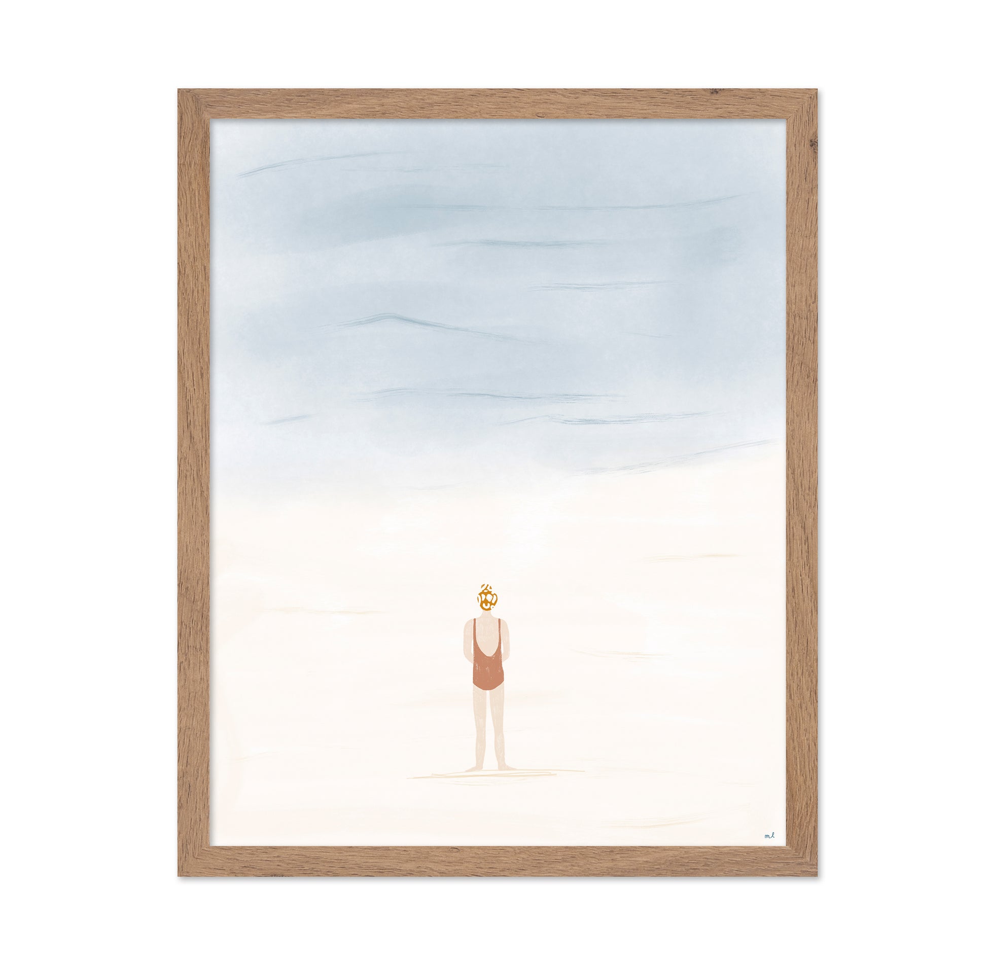 Solitary Beach Figure