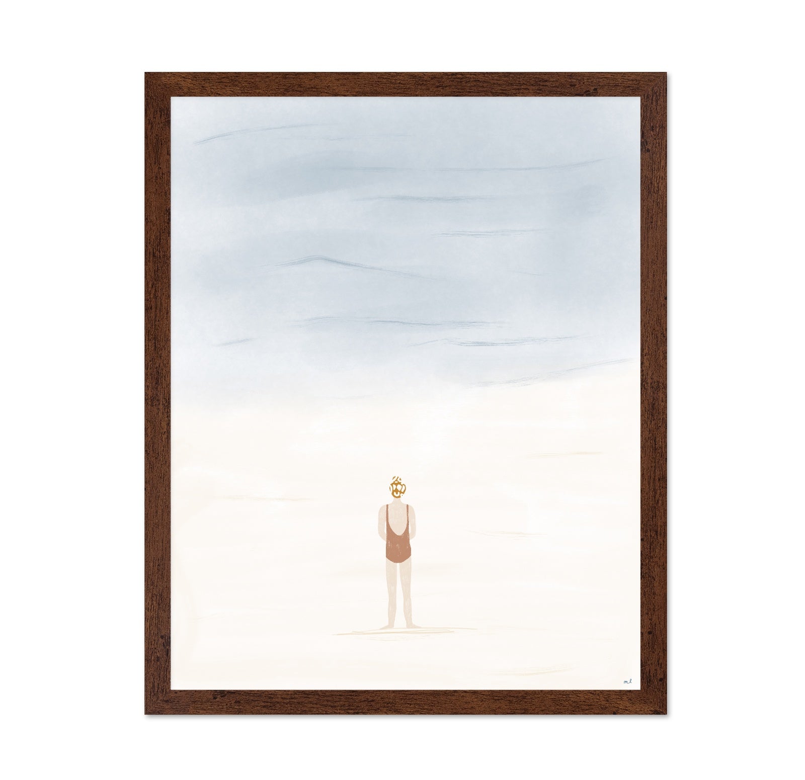 Solitary Beach Figure