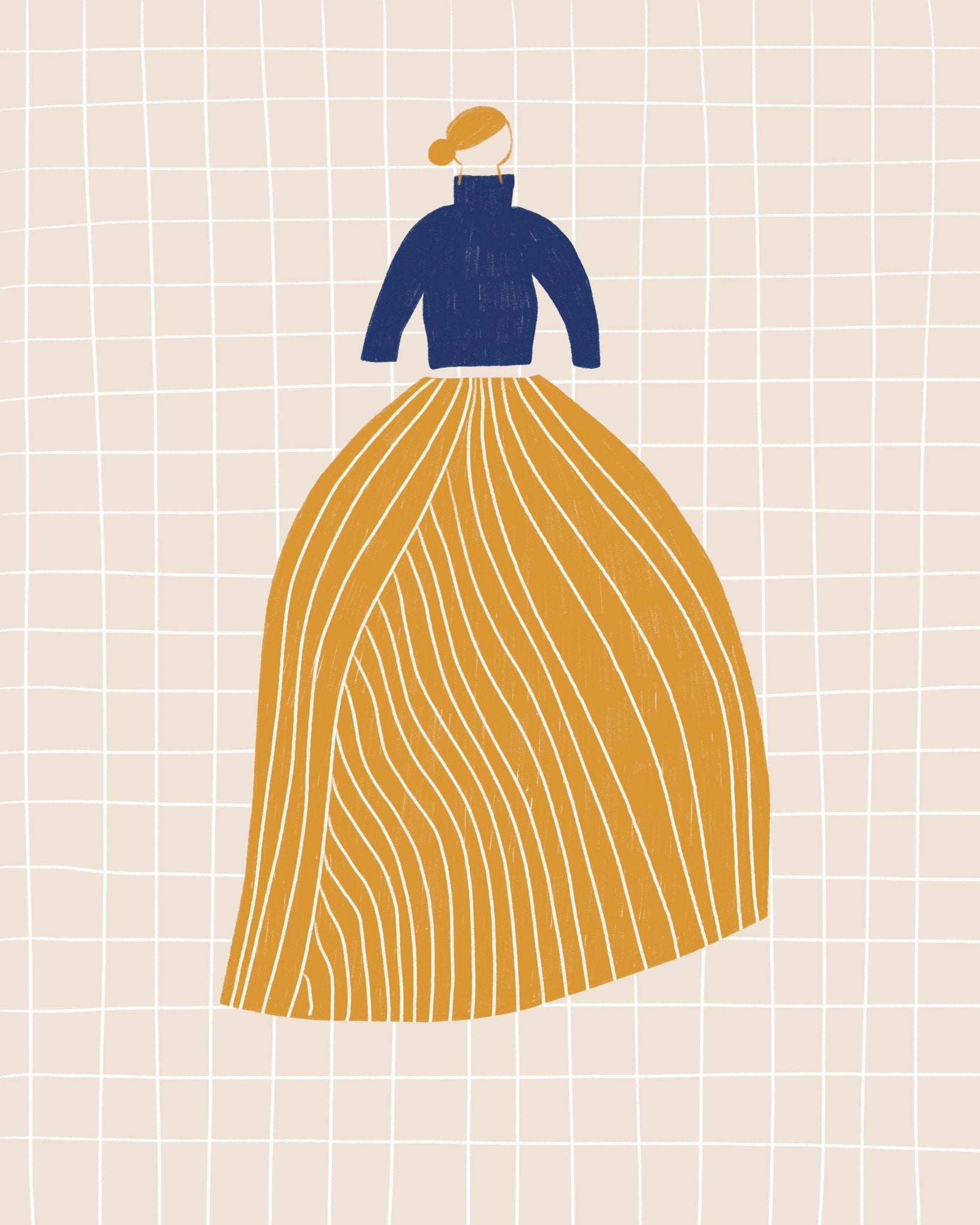 Mustard Skirt Figure