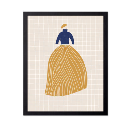 Mustard Skirt Figure