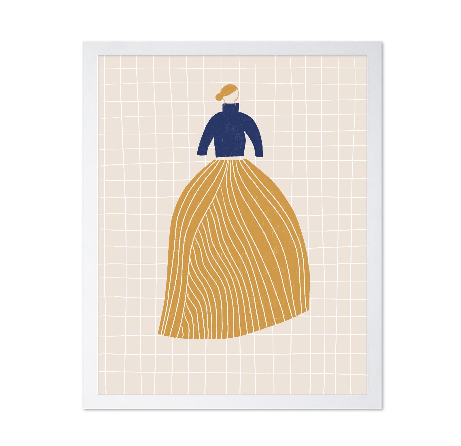 Mustard Skirt Figure