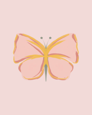 Soft Pink Butterfly