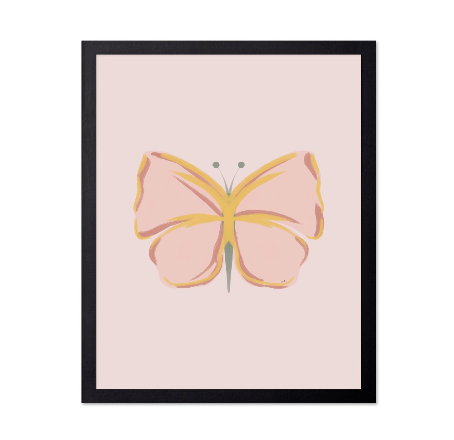 Soft Pink Butterfly