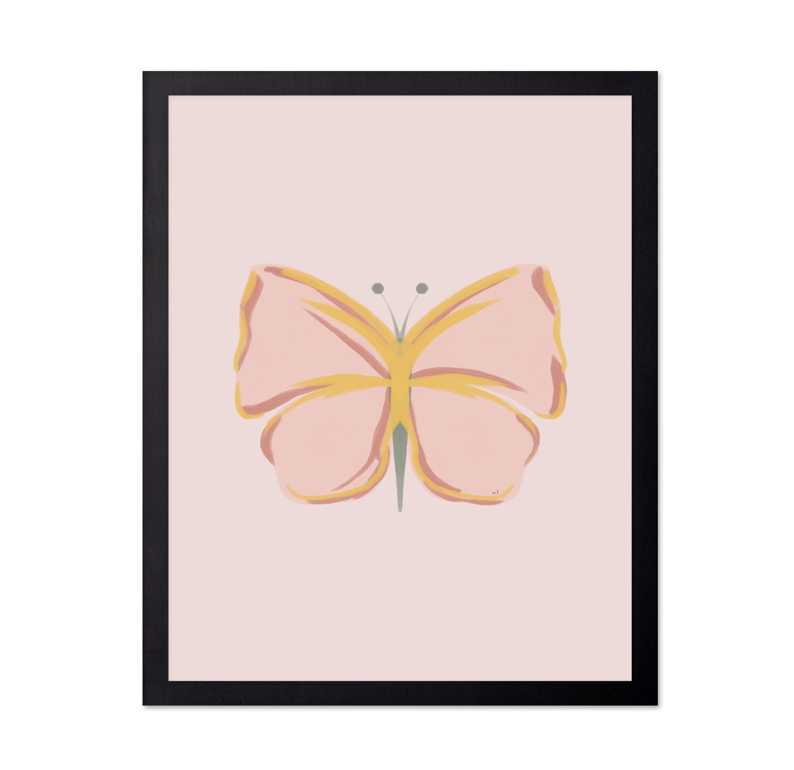 Soft Pink Butterfly