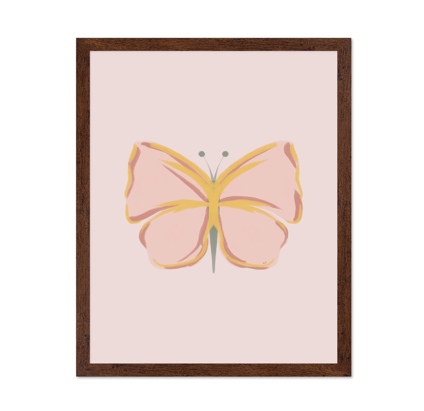 Soft Pink Butterfly