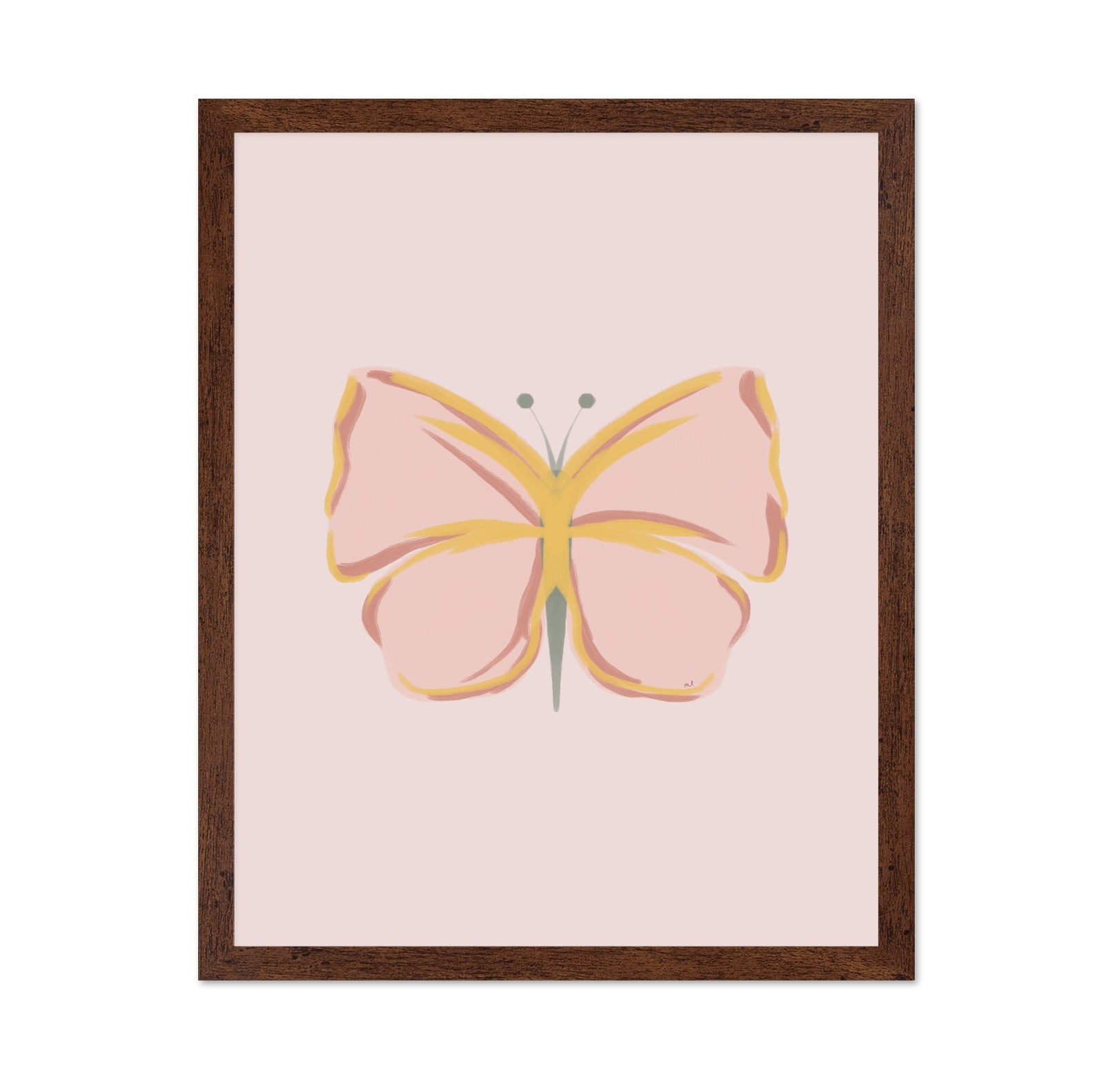 Soft Pink Butterfly