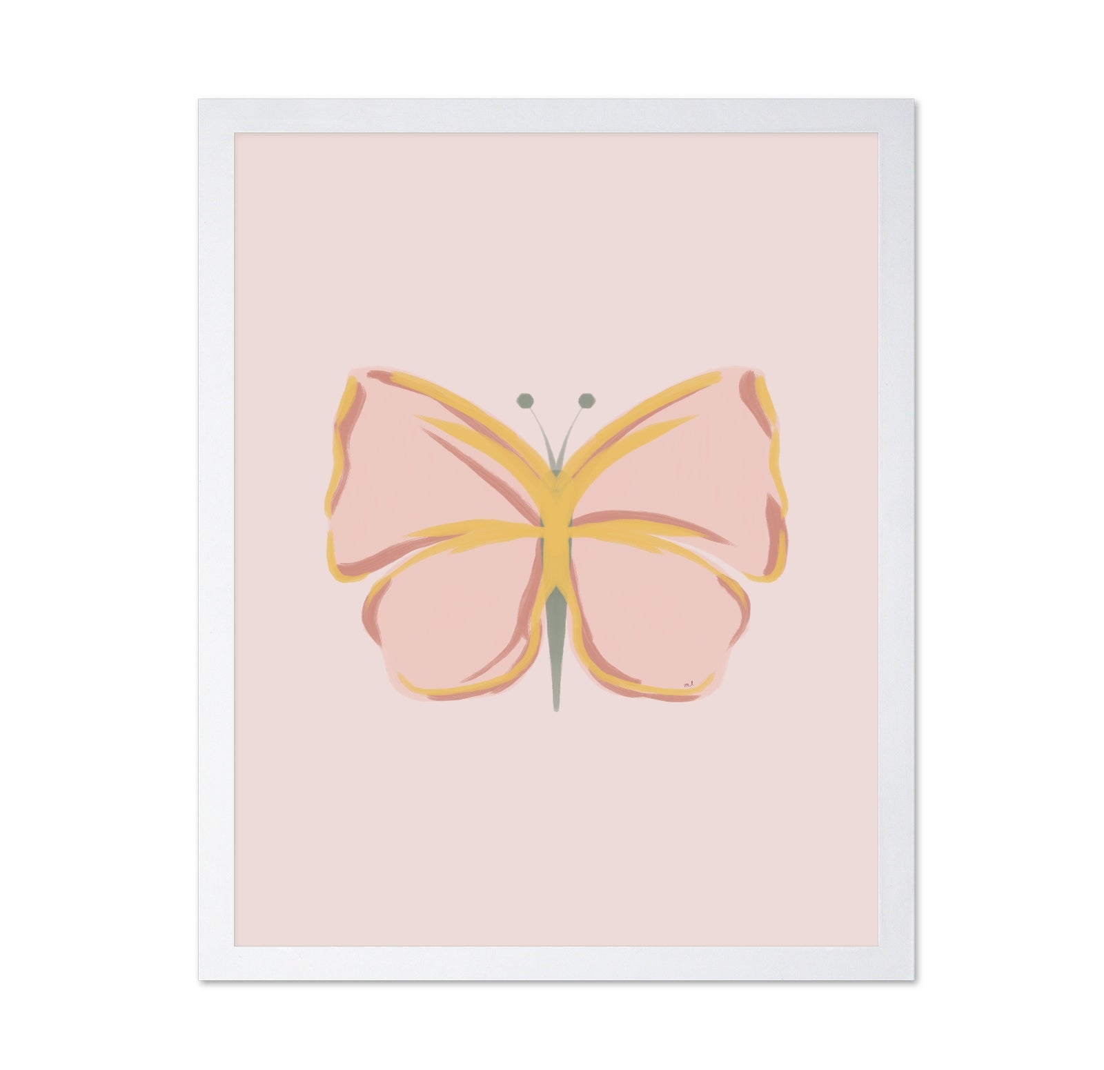 Soft Pink Butterfly