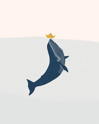 Whale With Paper Boat