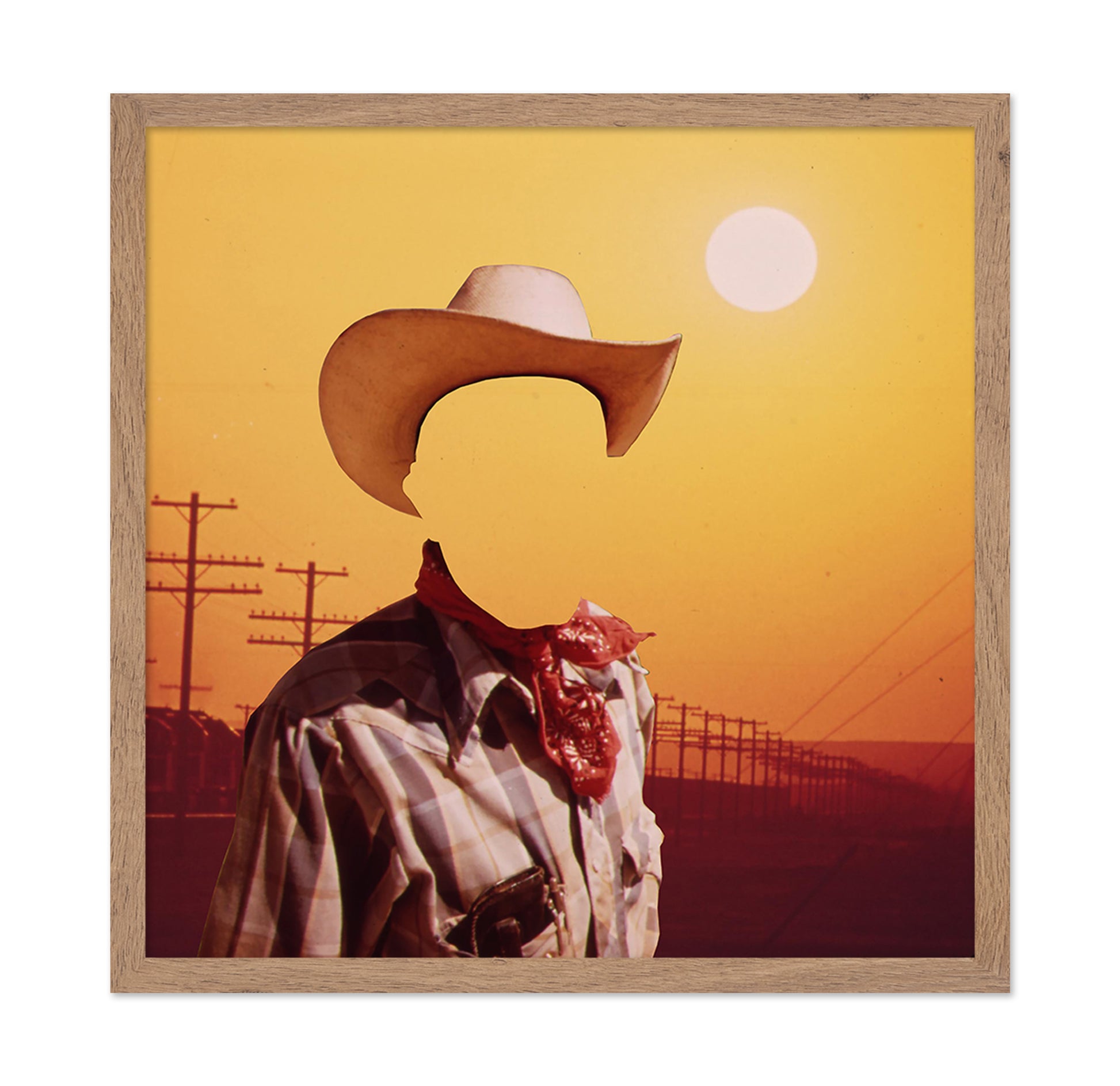 Headless Cowboy Sunset