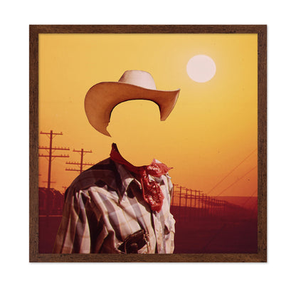 Headless Cowboy Sunset