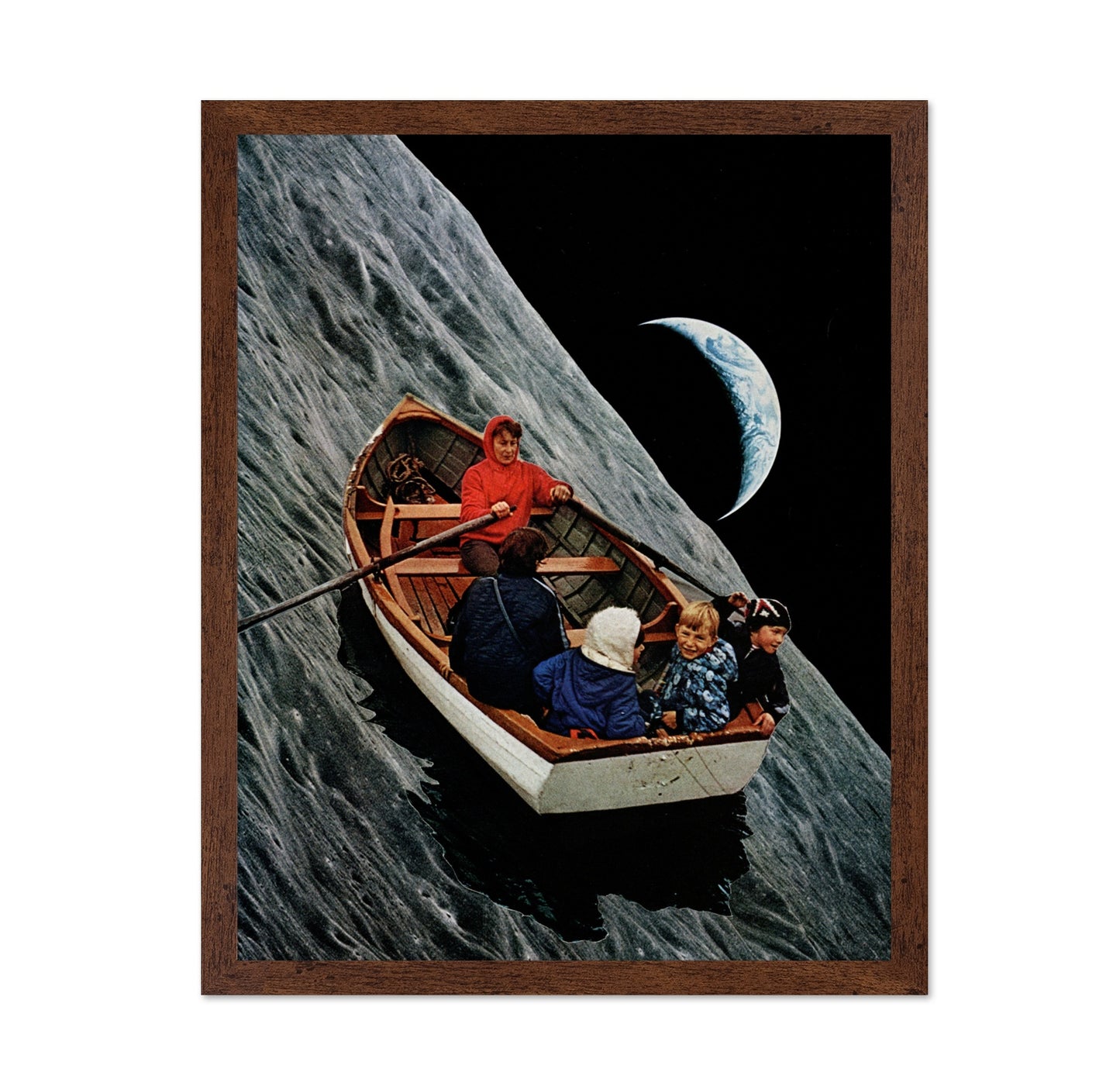 Boat On Moon Slope