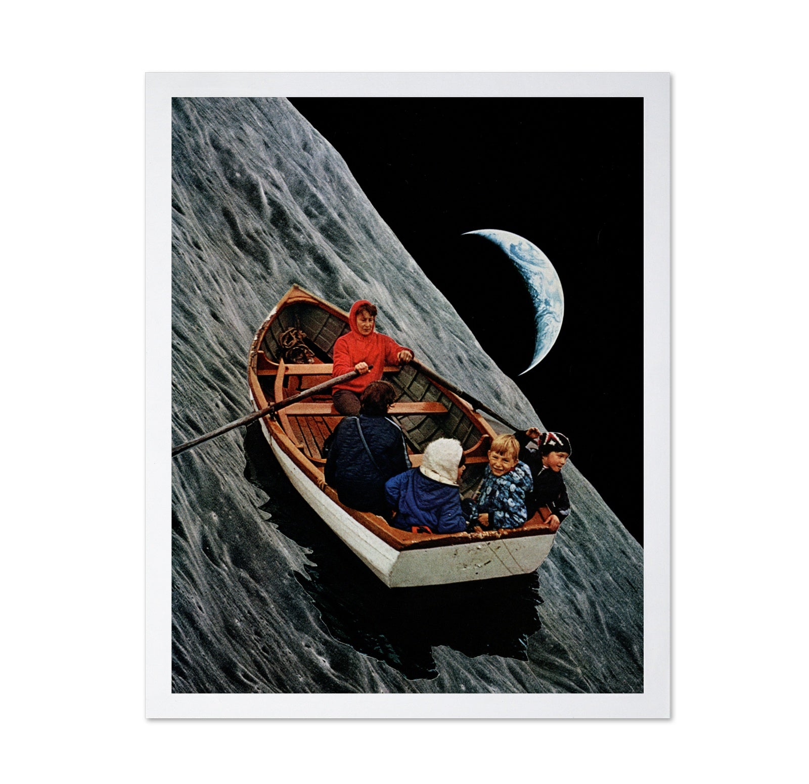 Boat On Moon Slope